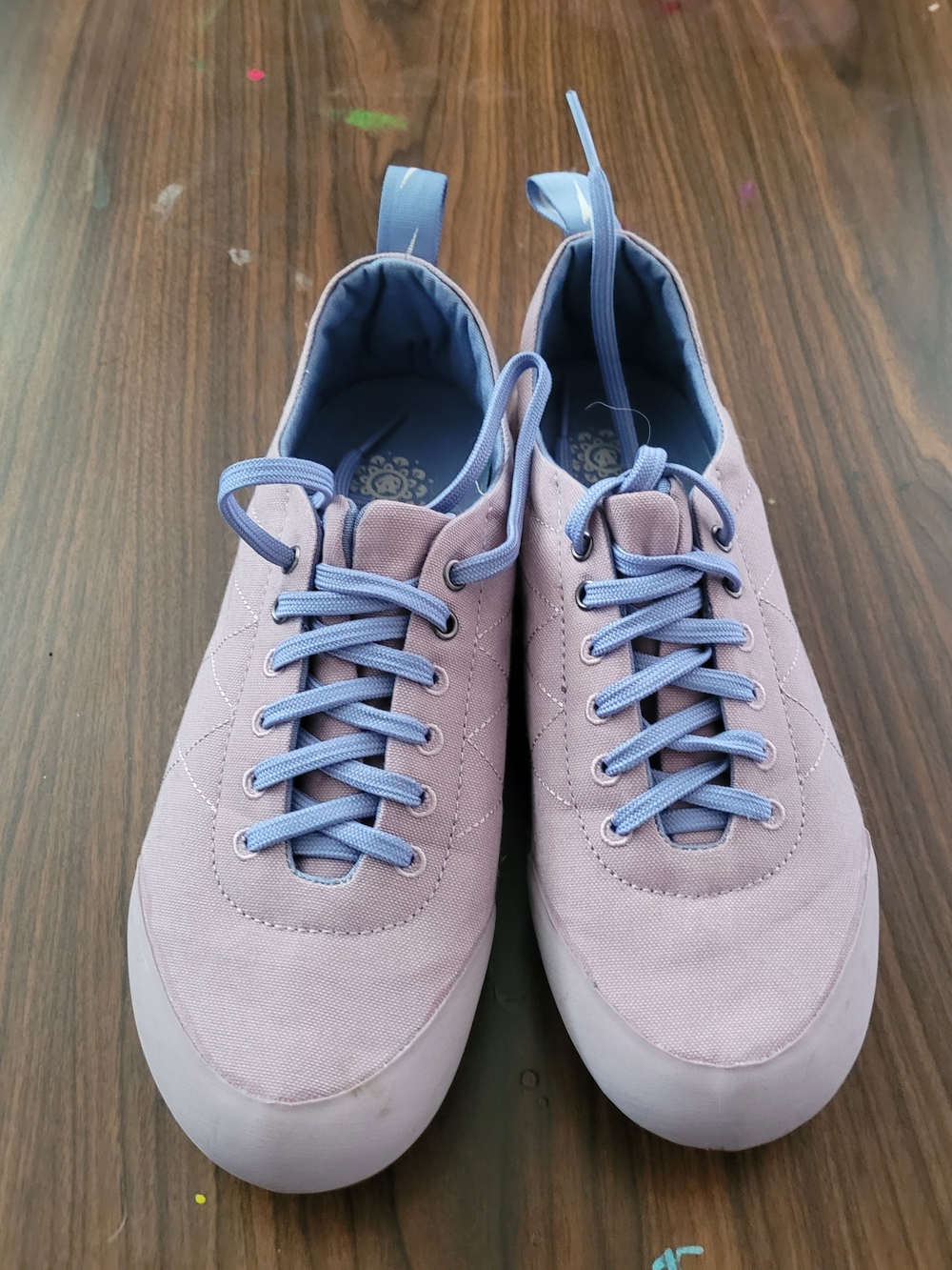 Women's Lace-Up Sneakers in Dusty Lavender